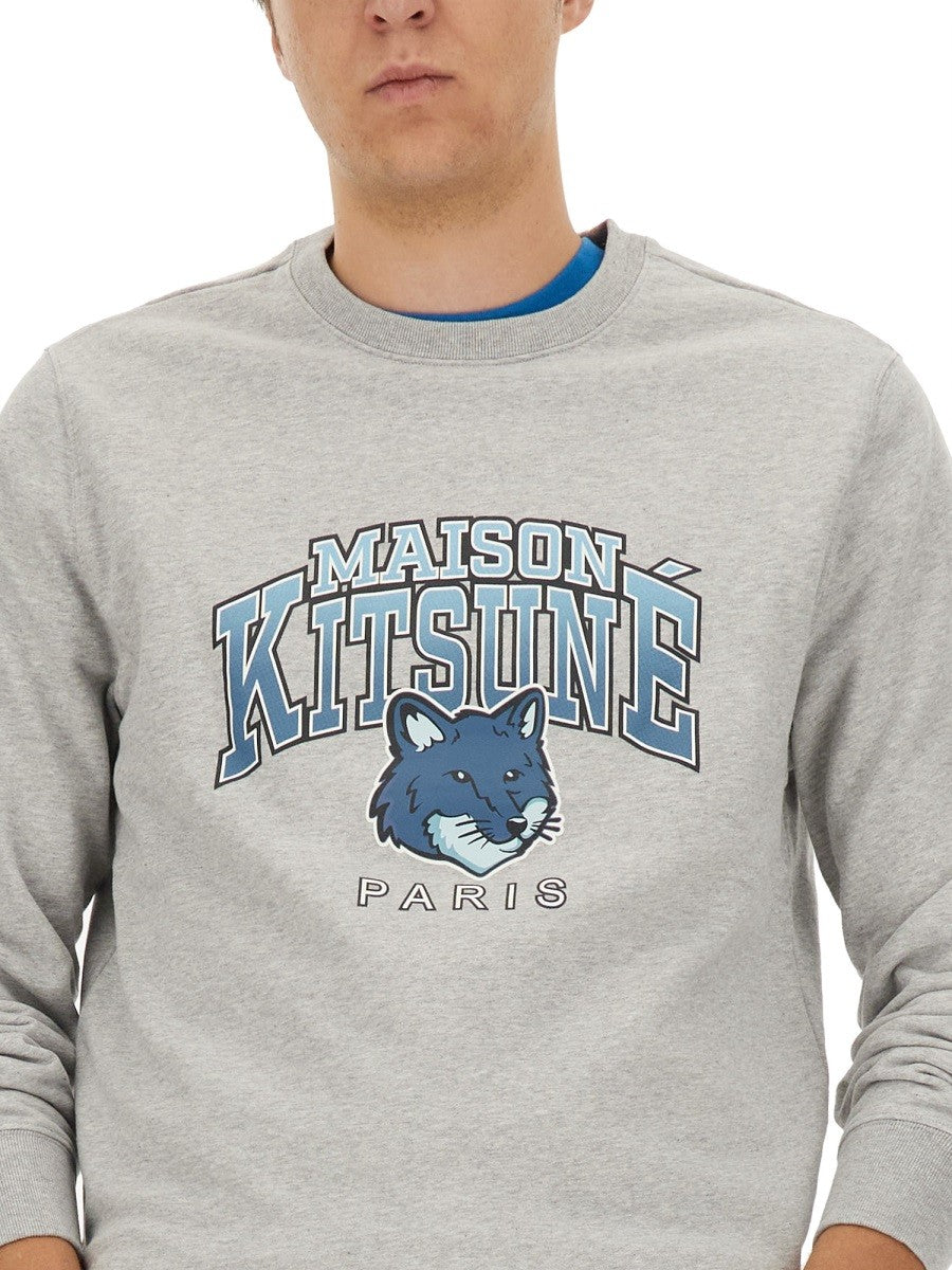 SWEATSHIRT WITH LOGO PRINT