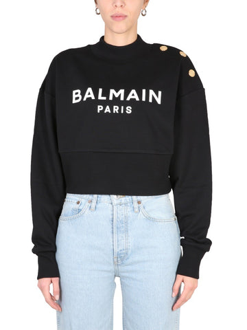 SWEATSHIRT WITH LOGO PRINT