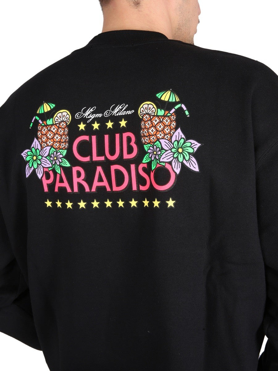 SWEATSHIRT WITH LOGO PRINT
