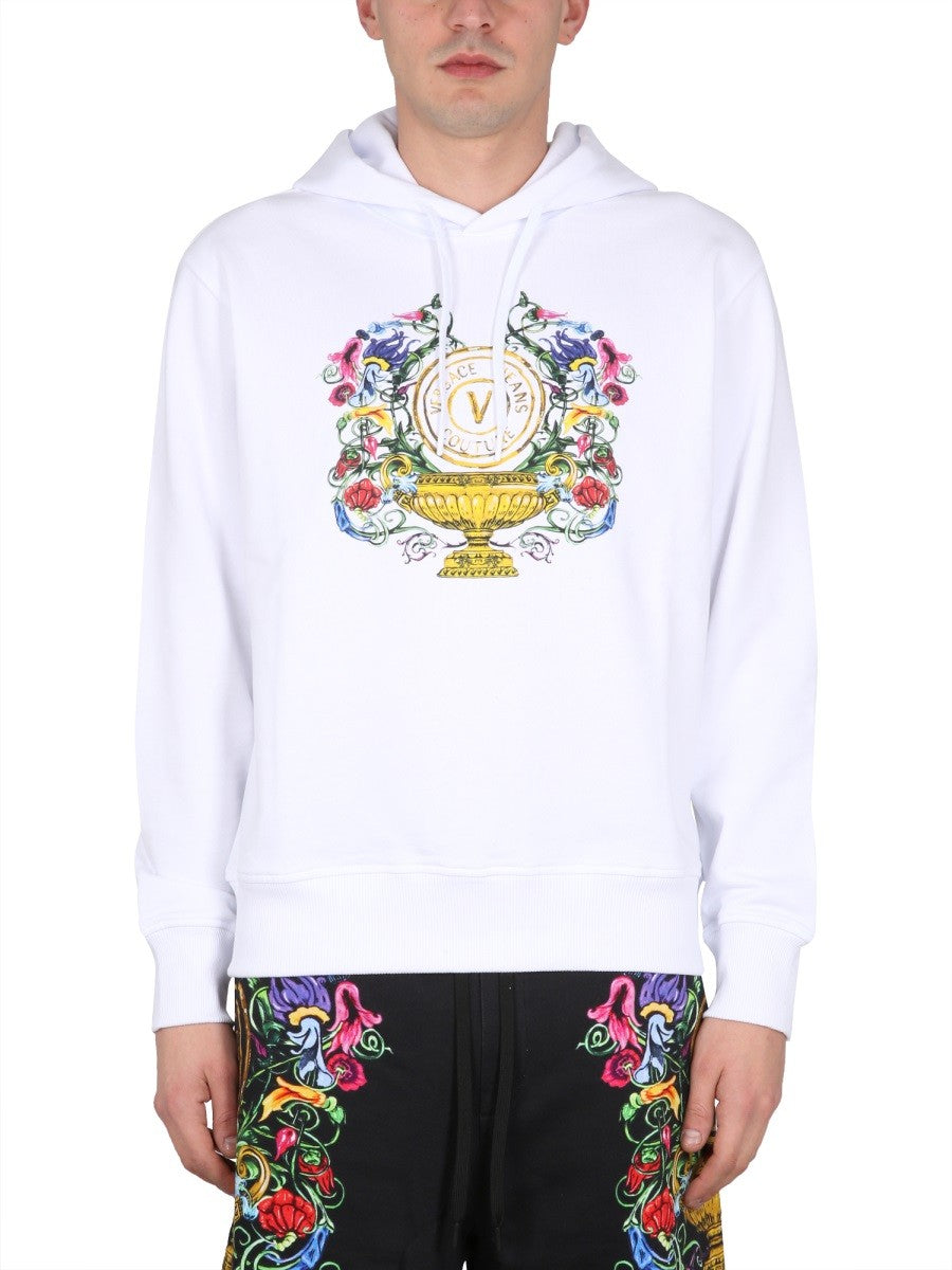 SWEATSHIRT WITH LOGO PRINT
