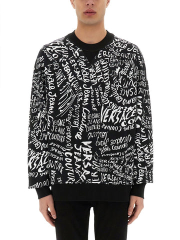SWEATSHIRT WITH LOGOMANIA PRINT