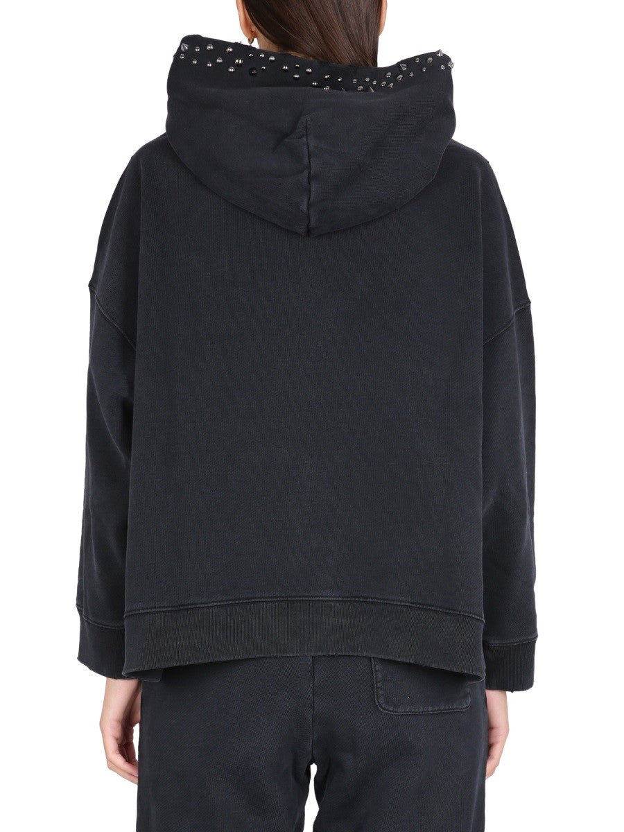 SWEATSHIRT WITH STUDS