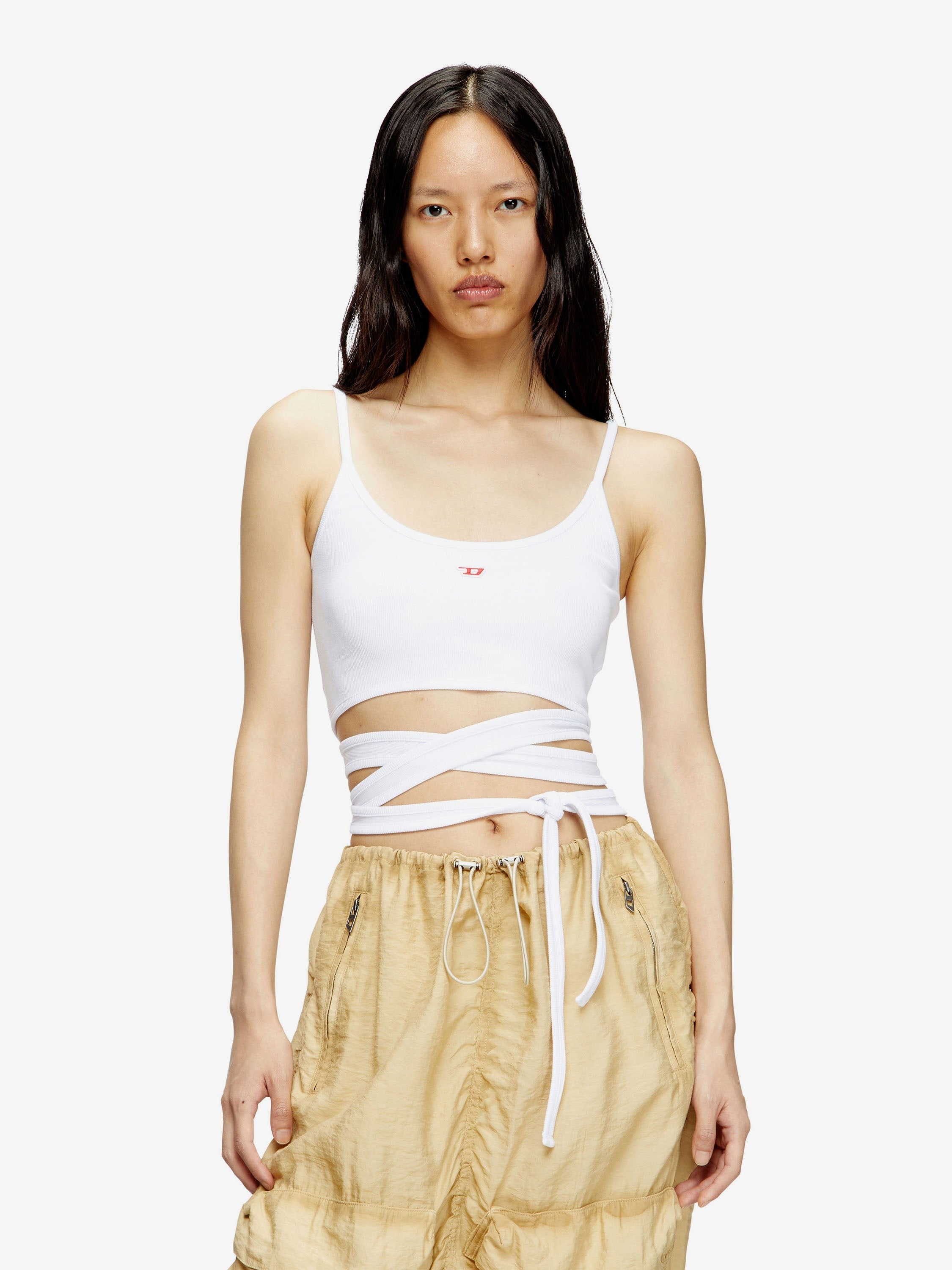 T-Leya-Tail stretch cotton top