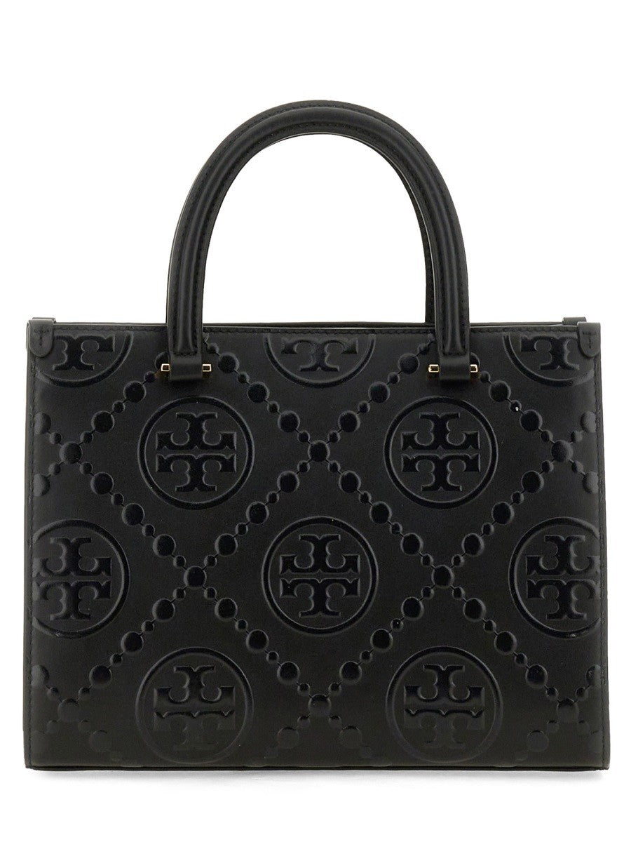"T MONOGRAM" HANDBAG