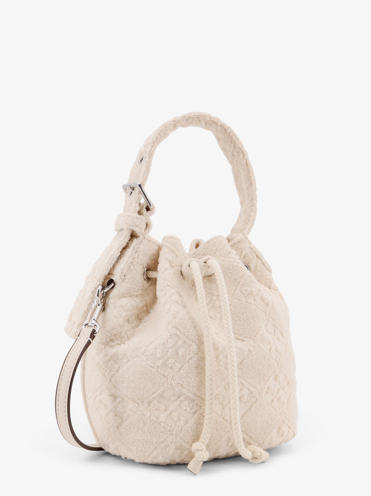 T Monogram Terry Mini canvas bucket bag