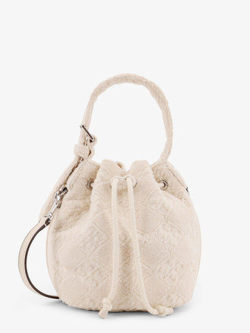 T Monogram Terry Mini canvas bucket bag