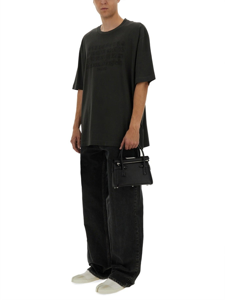 T-SHIRT CON LOGO RICAMATO