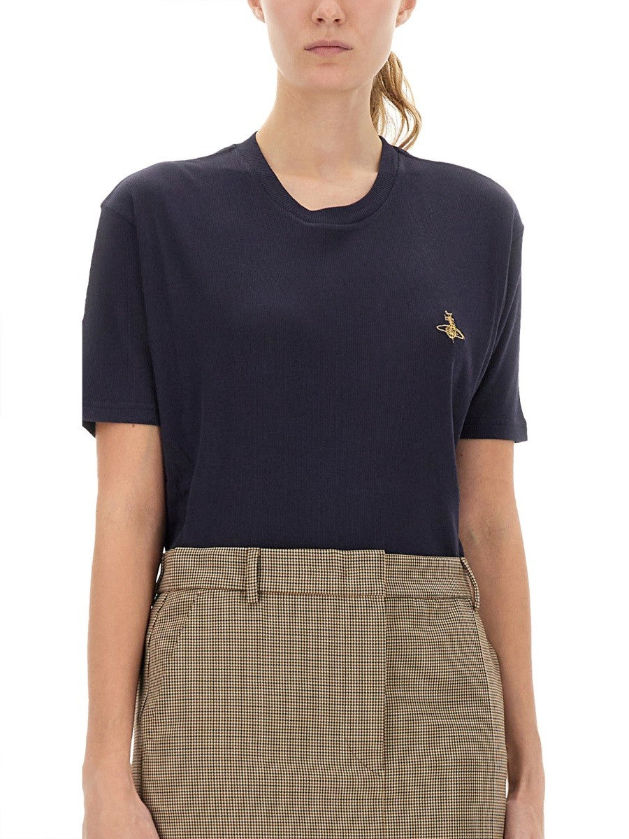 T-SHIRT WITH ORB EMBROIDERY Unisex