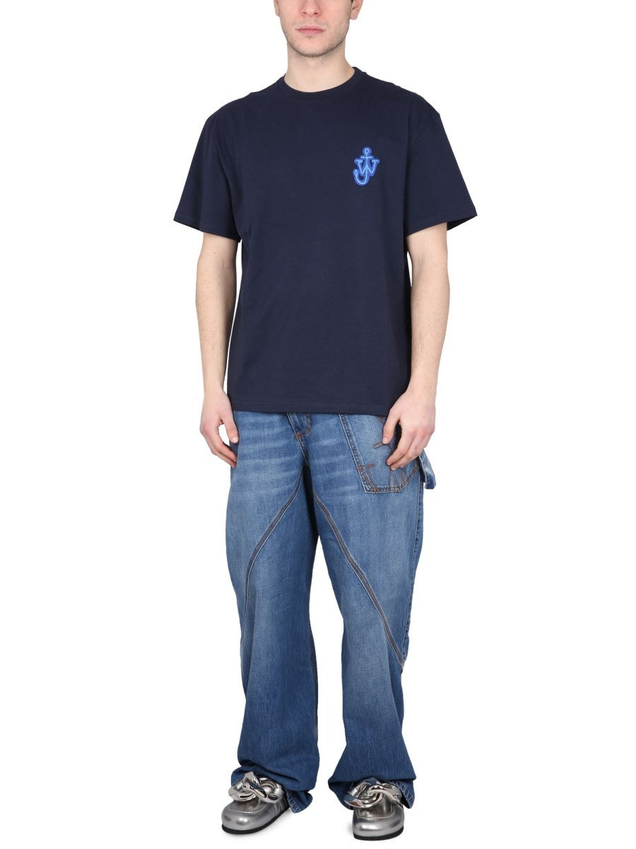 T-SHIRT WITH ANCHOR PATCH
