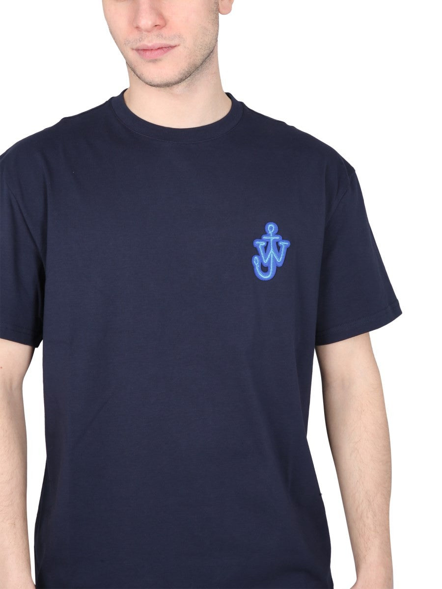 T-SHIRT WITH ANCHOR PATCH