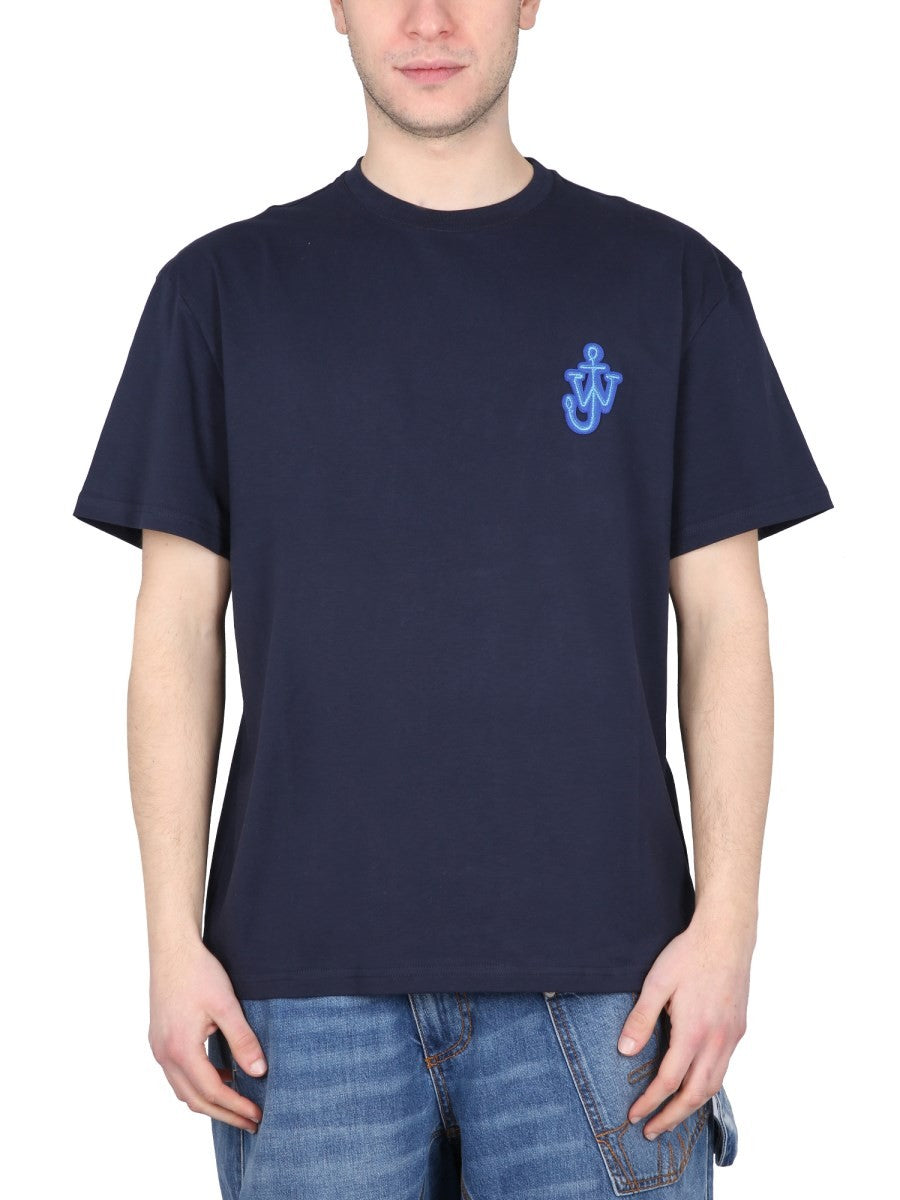 T-SHIRT WITH ANCHOR PATCH