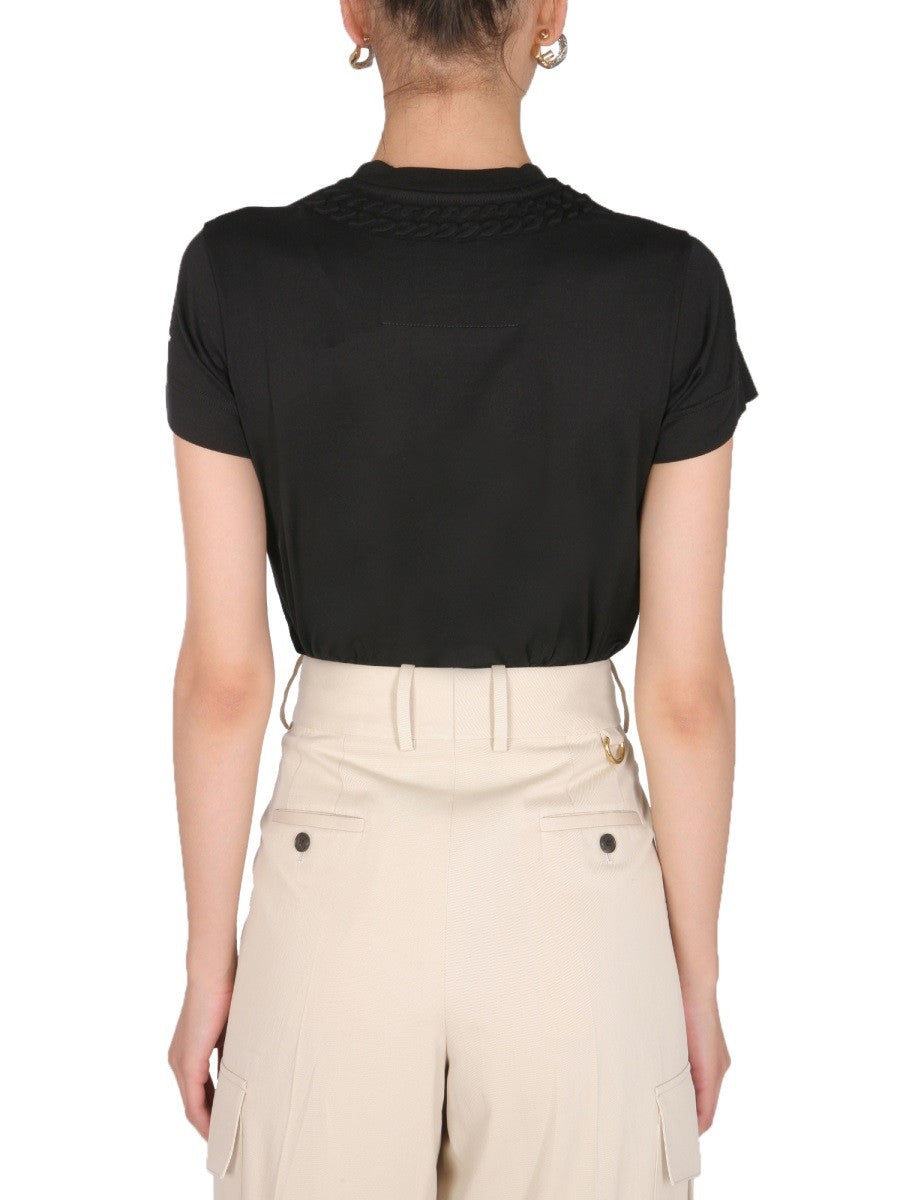 T-SHIRT WITH CHAIN MOTIF