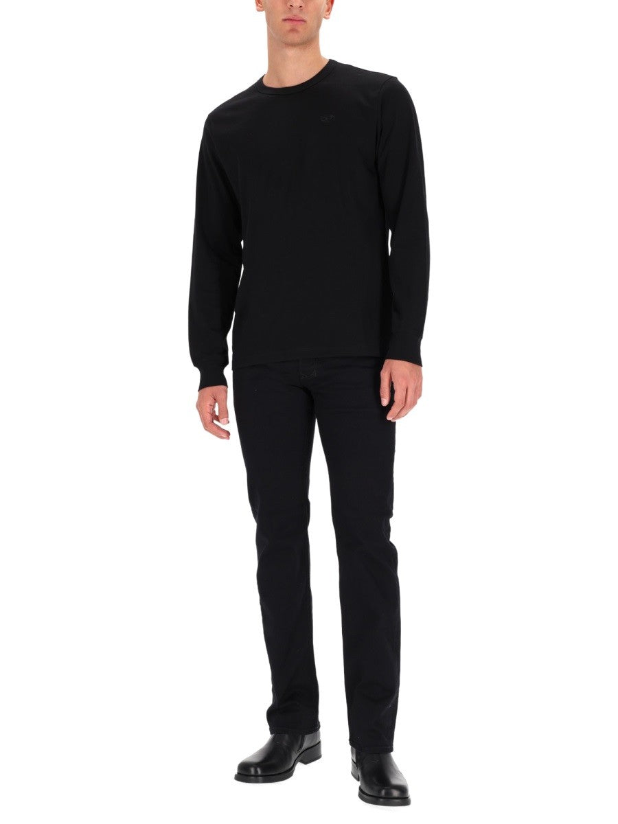 T-SHIRT WITH EMBROIDERED LOGO