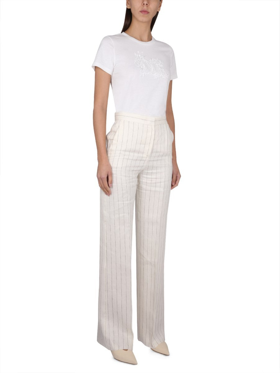 T-SHIRT WITH LOGO EMBROIDERY