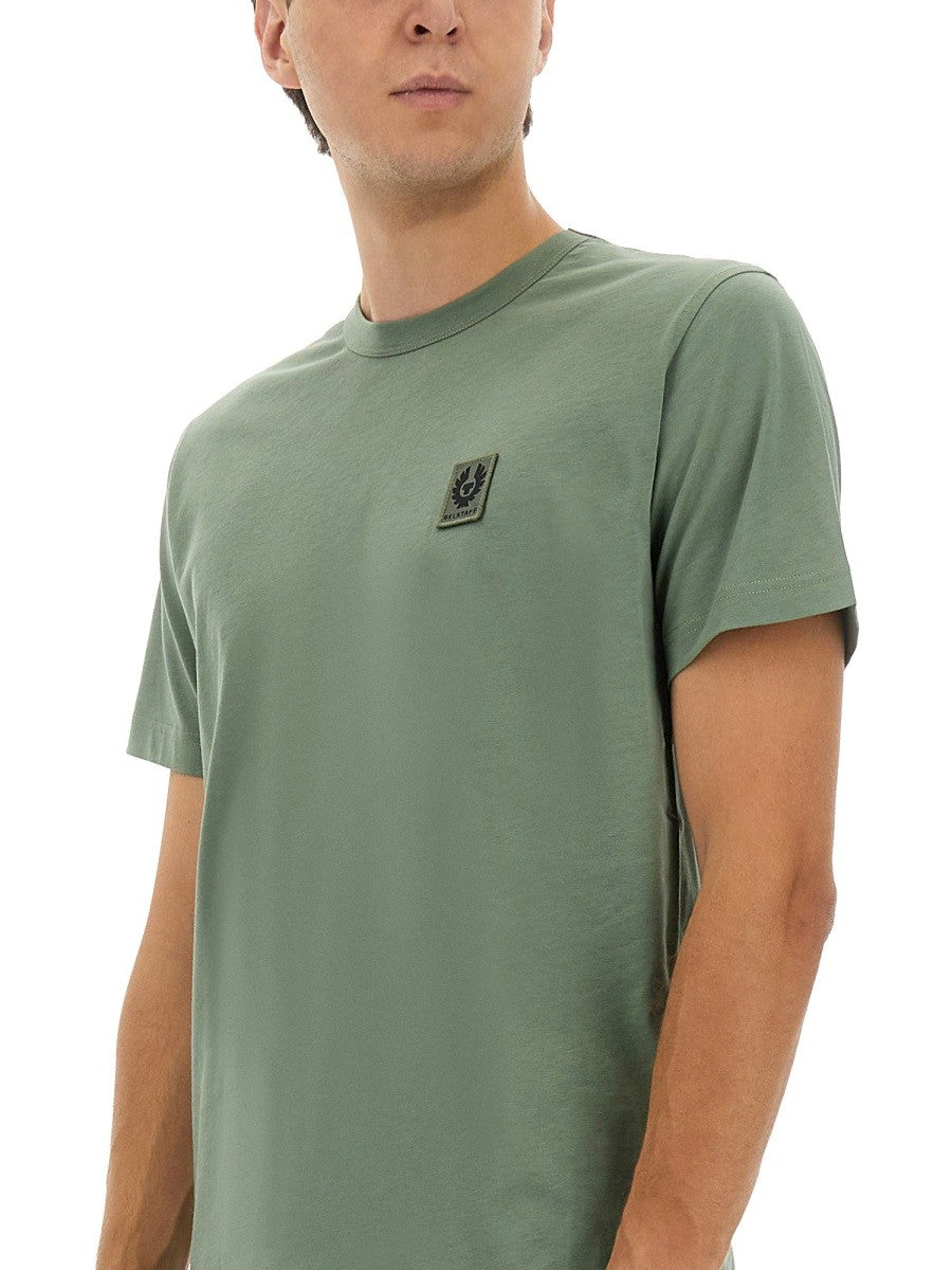 T-SHIRT WITH LOGO PATCH