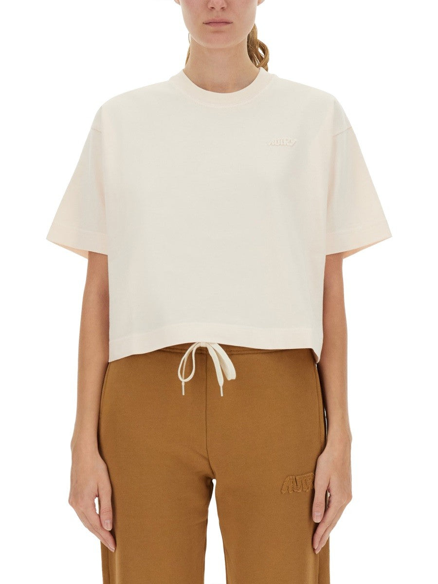 T-SHIRT WITH MATCHING LOGO