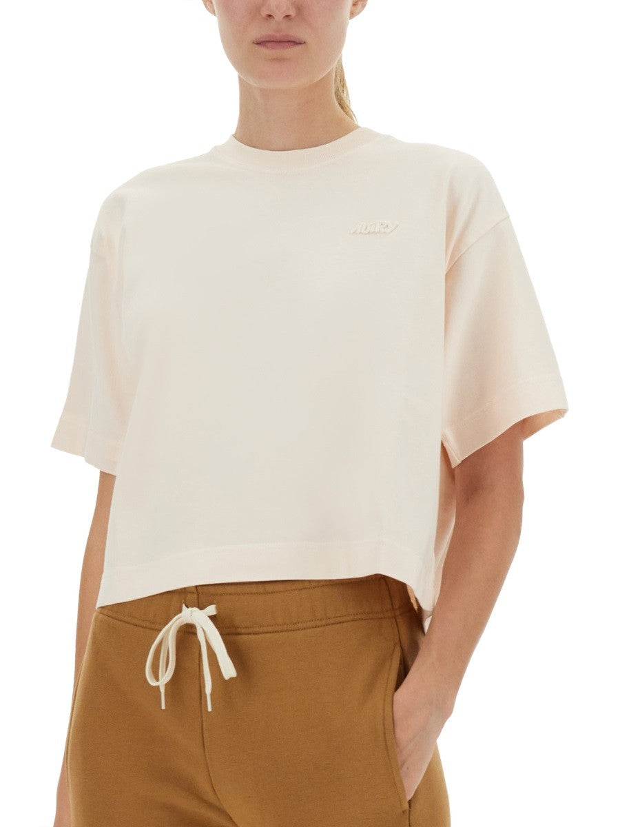 T-SHIRT WITH MATCHING LOGO