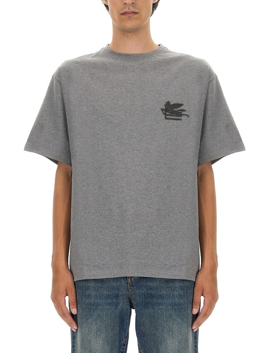 T-SHIRT WITH PEGASUS EMBROIDERY