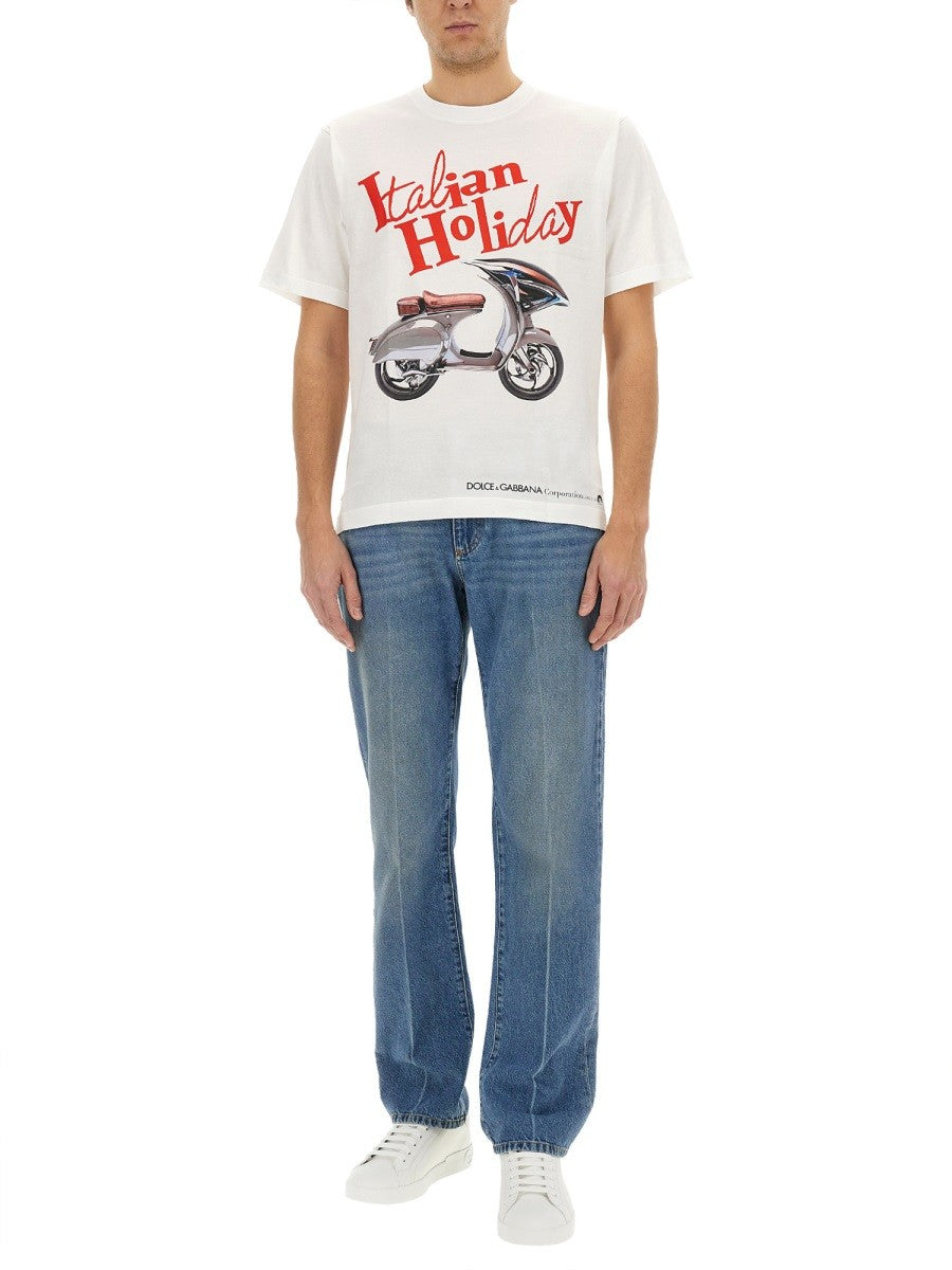 T-SHIRT WITH "WASP" PRINT