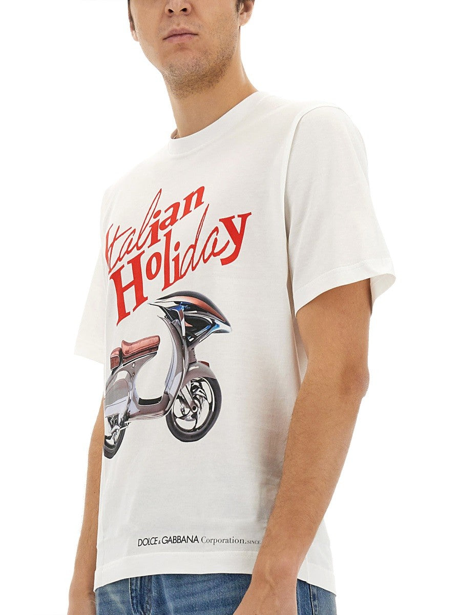 T-SHIRT WITH "WASP" PRINT