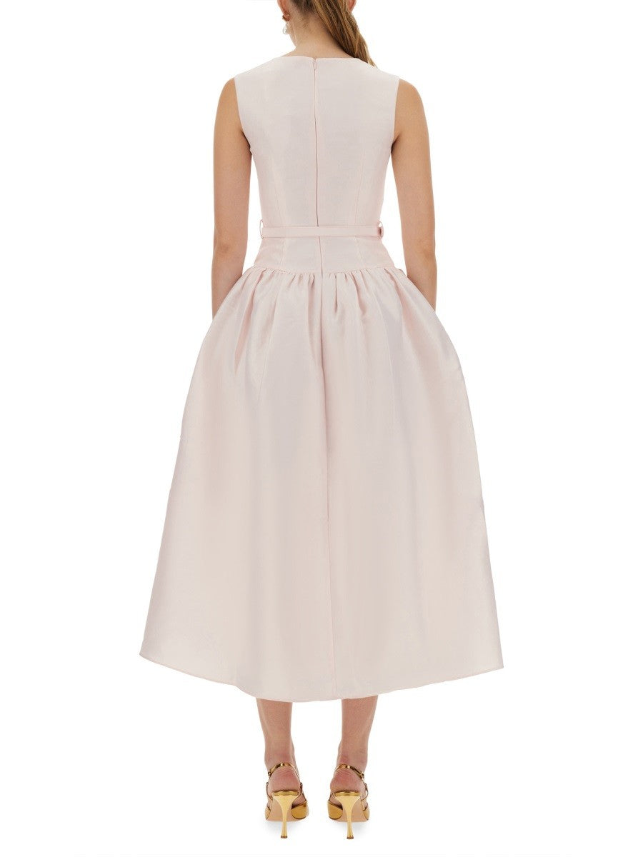 TAFFETA MIDI DRESS