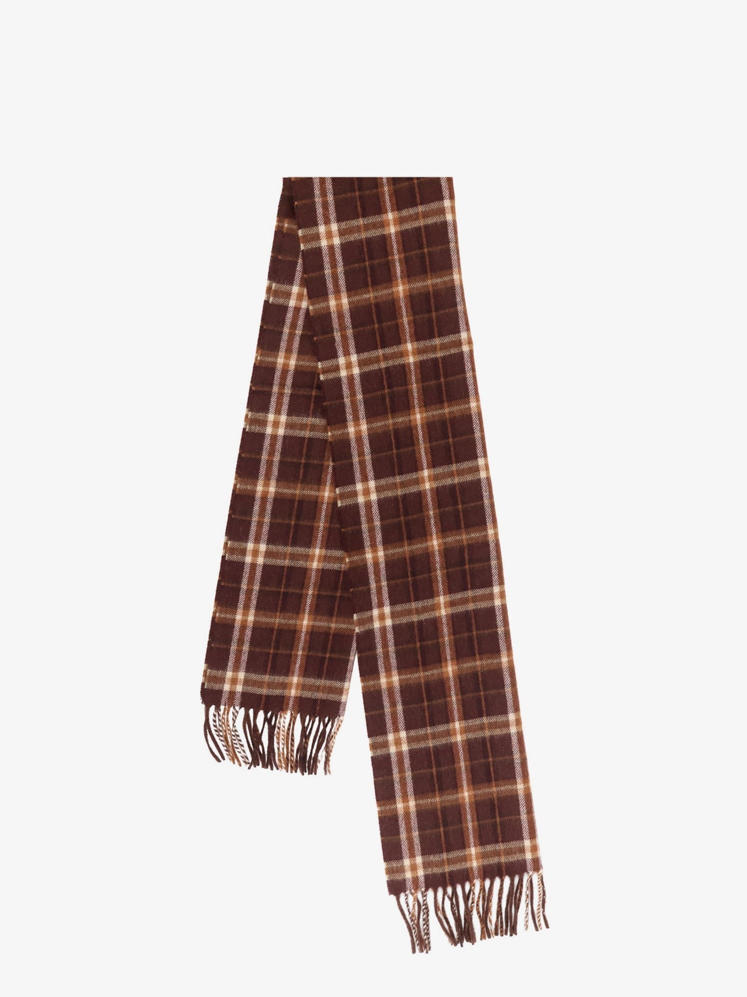 Tartan cashmere scarf