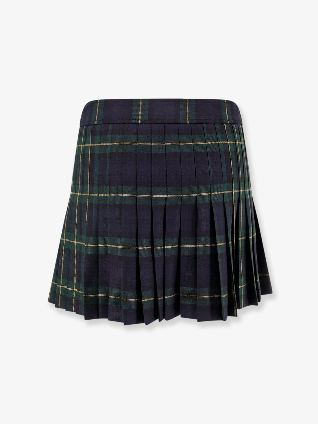 Tartan wool kilt miniskirt