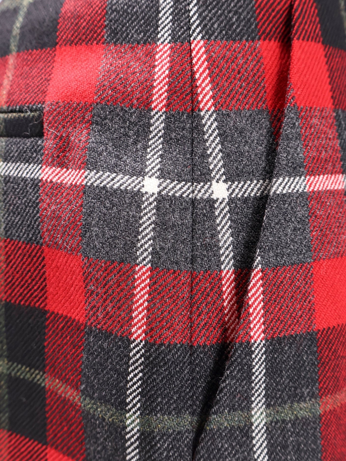 Tartan wool shorts with  check'n'dior motif