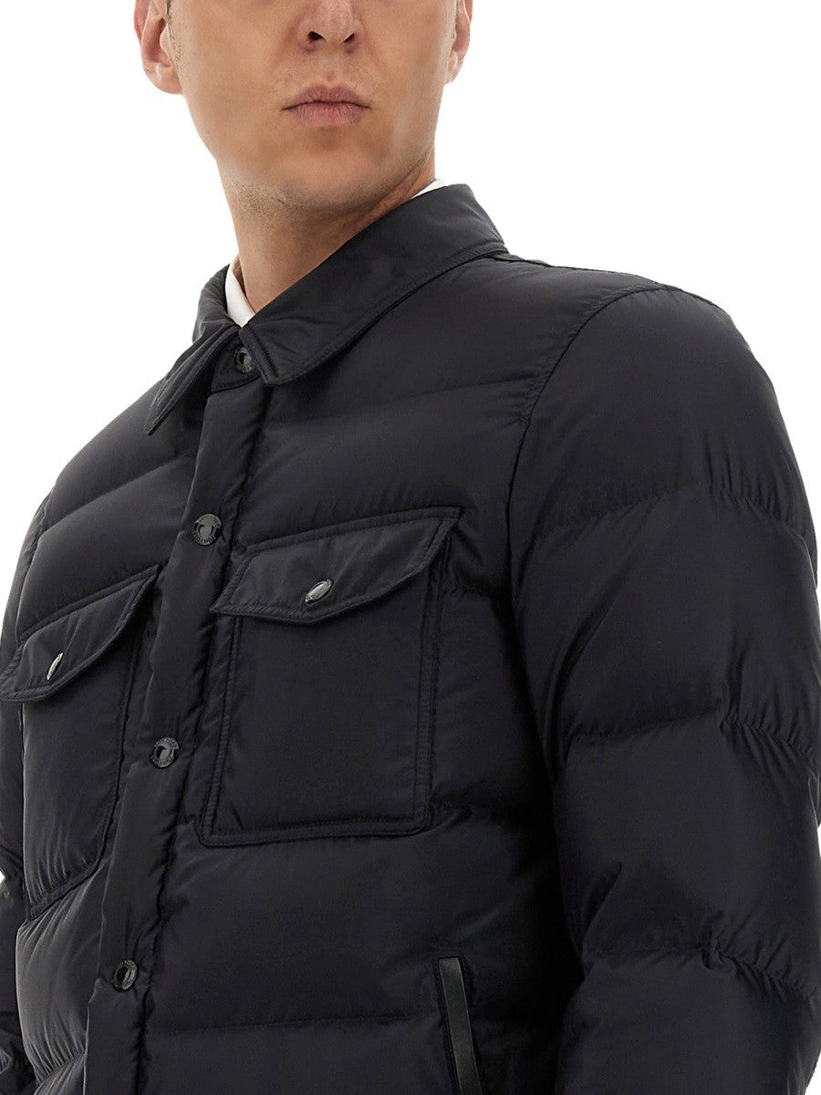 "TECHNO SATIN" PADDED JACKET