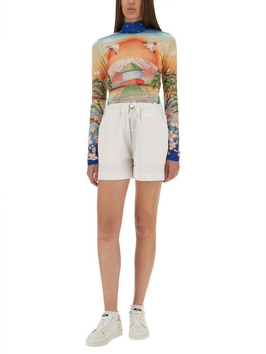 "TENNIS CLUB" MESH TOP