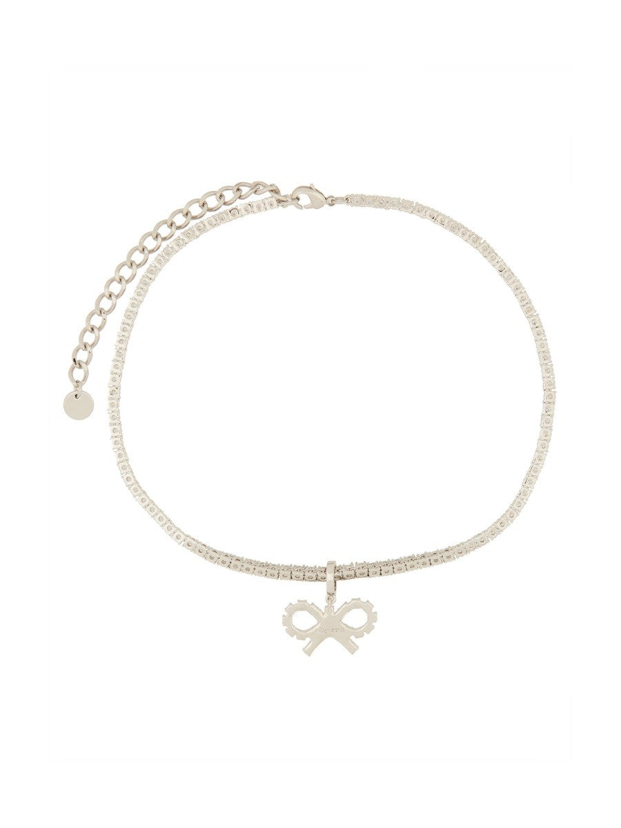"TENNIS" NECKLACE WITH BOW