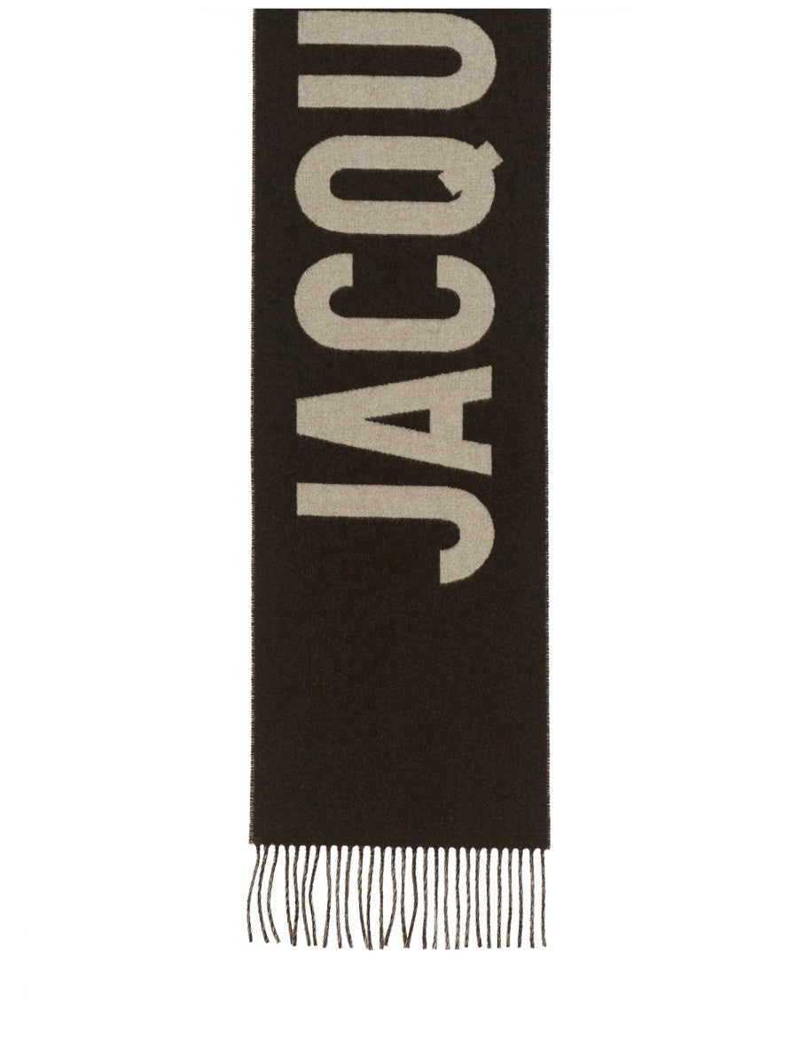 THE SCARF WITH LOGO