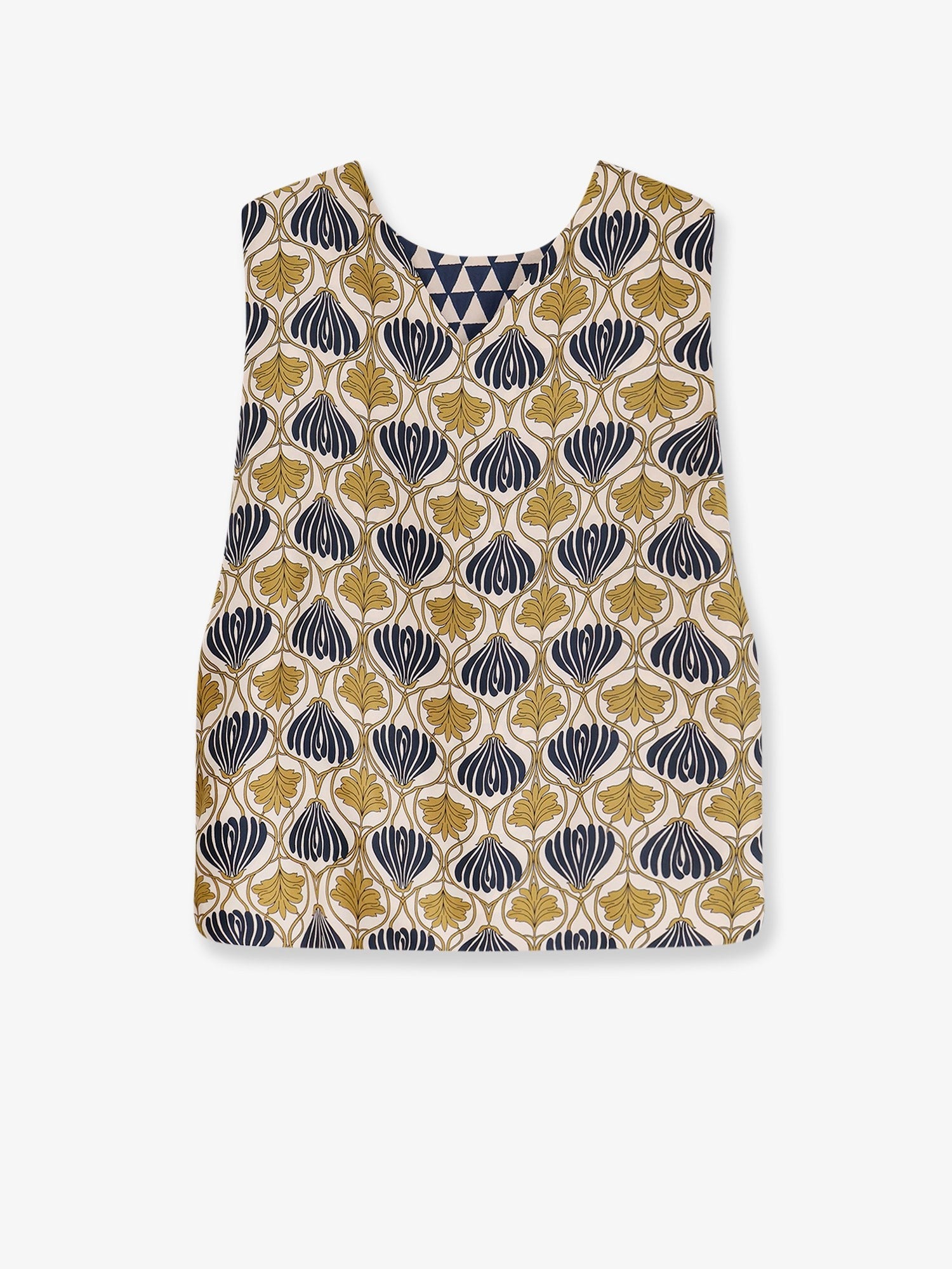 Time silk reversible top