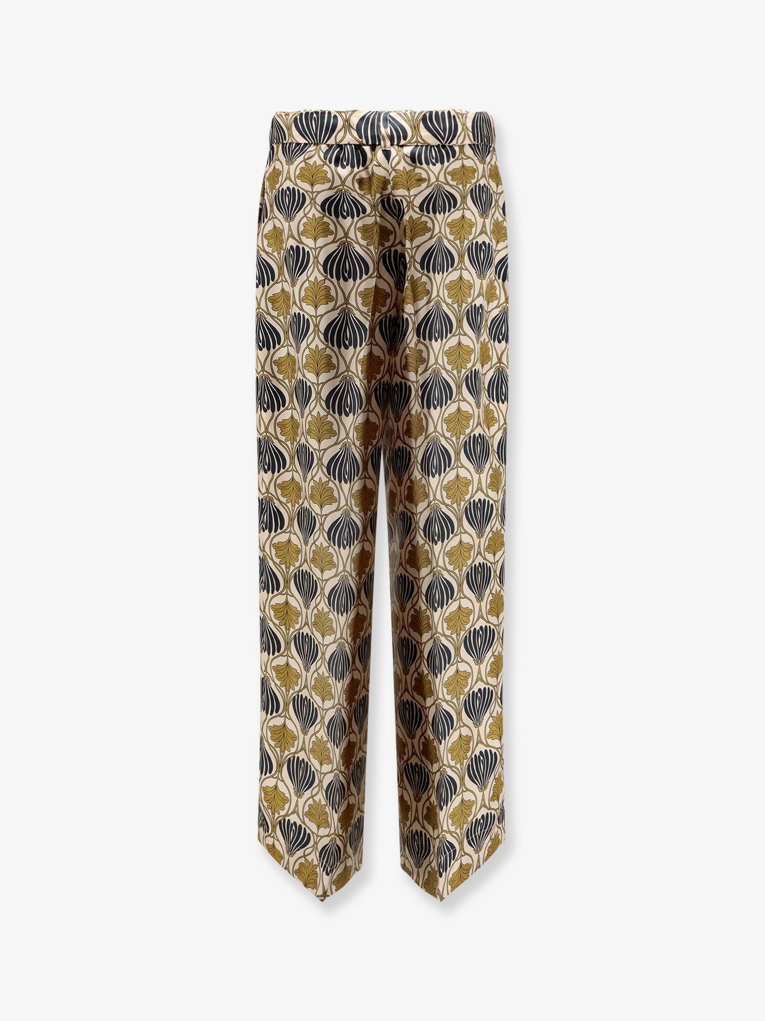 Timec multicolor silk trousers
