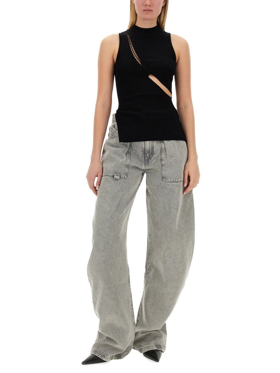 TOP WITH CUT OUT DETAILS