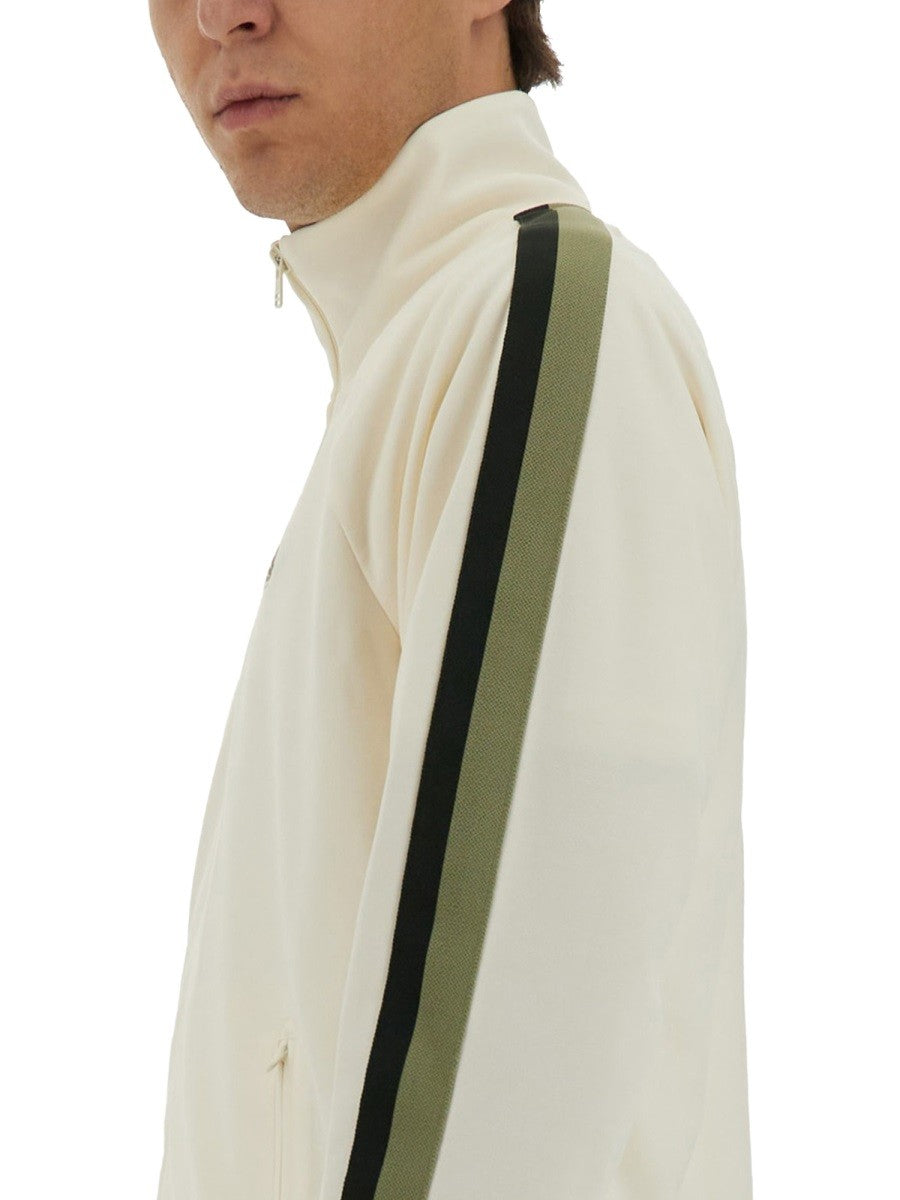 TRACK JACKET WITH TWO-COLOR WEBBING