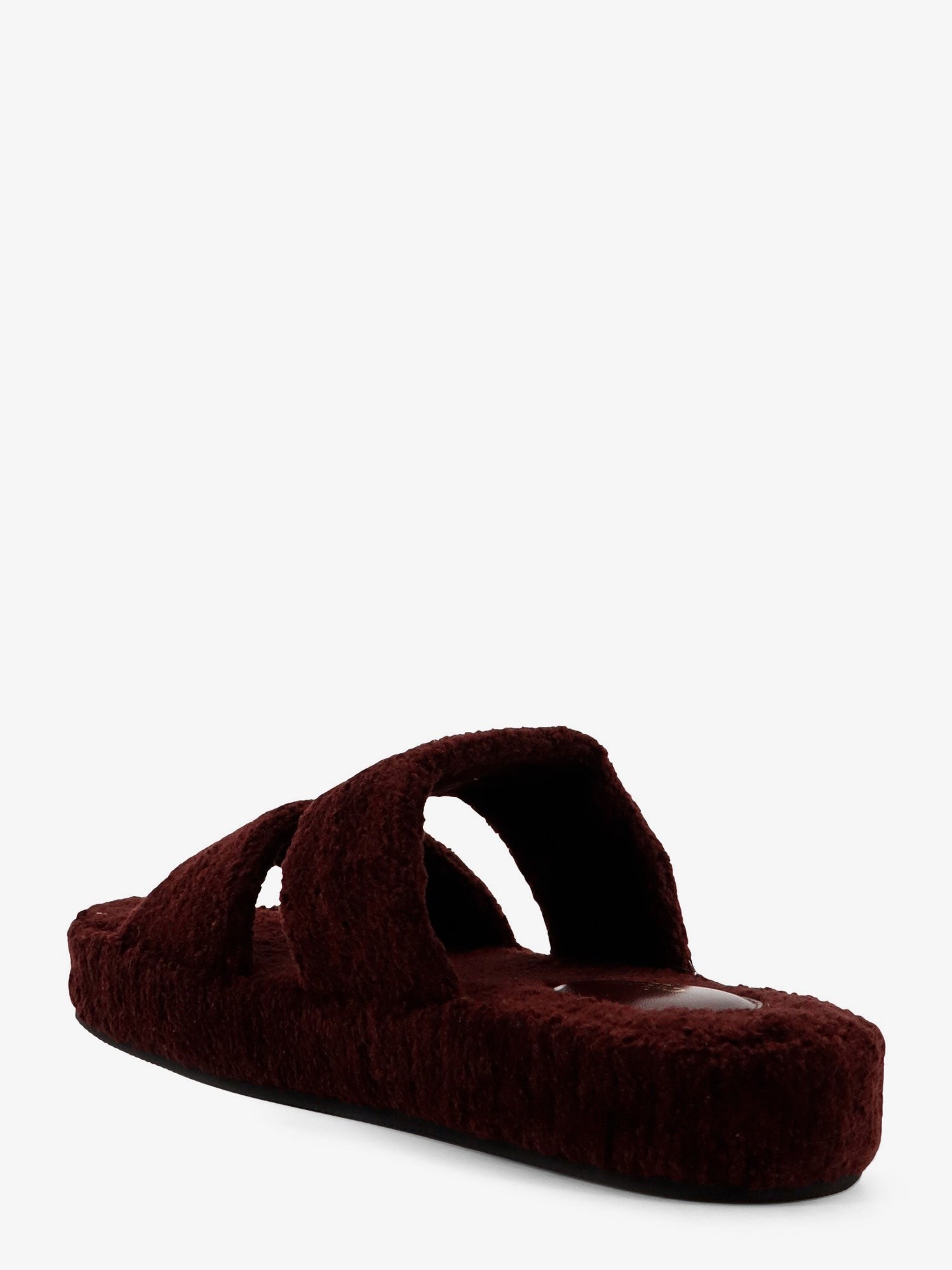 Triomphe Fur shearling Slides