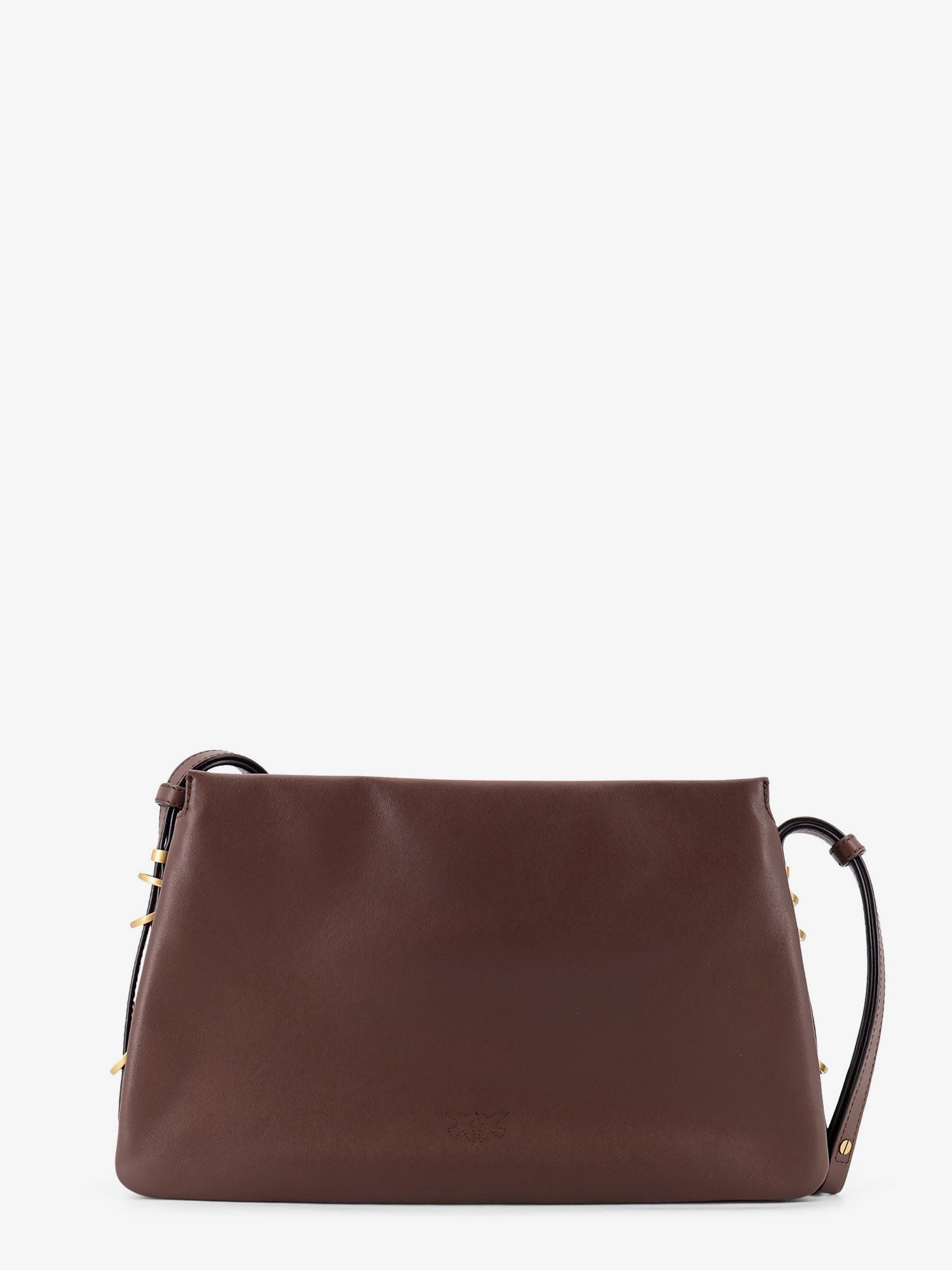 Triplet leather shoulder bag