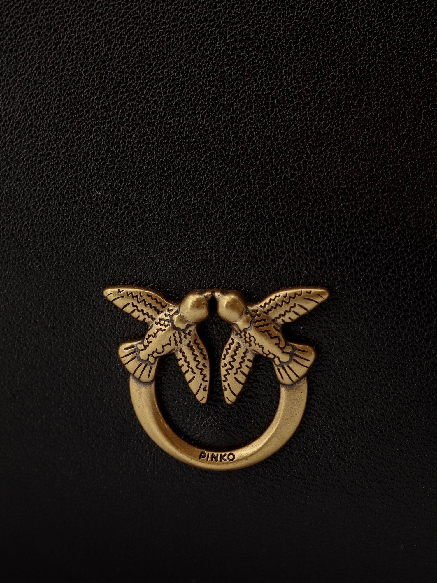 Triplet leather shoulder bag