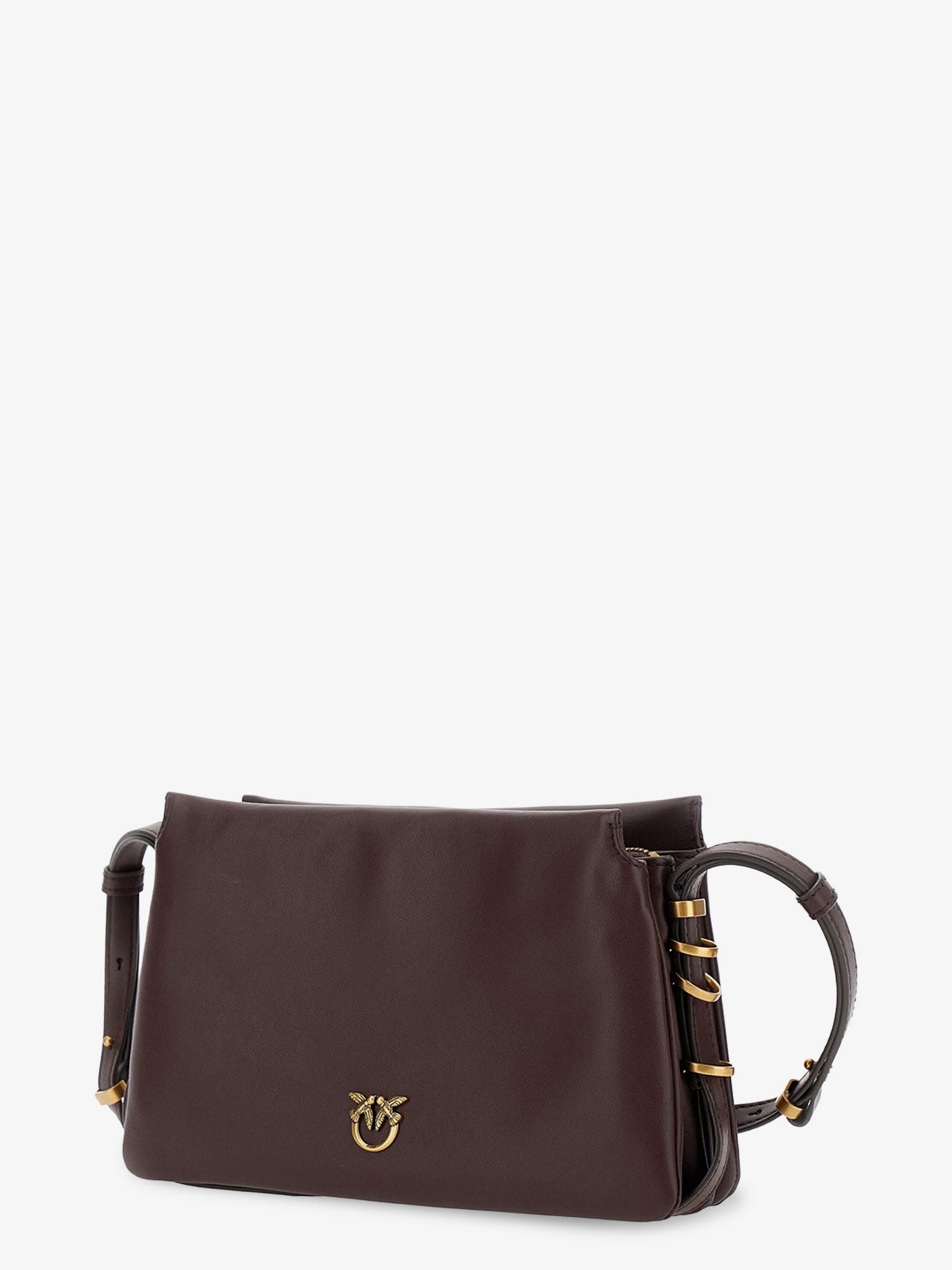Triplet Mini leather crossbody bag