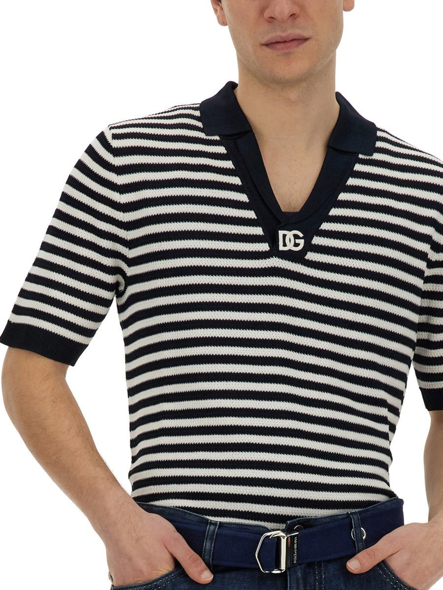 V-NECK POLO SHIRT