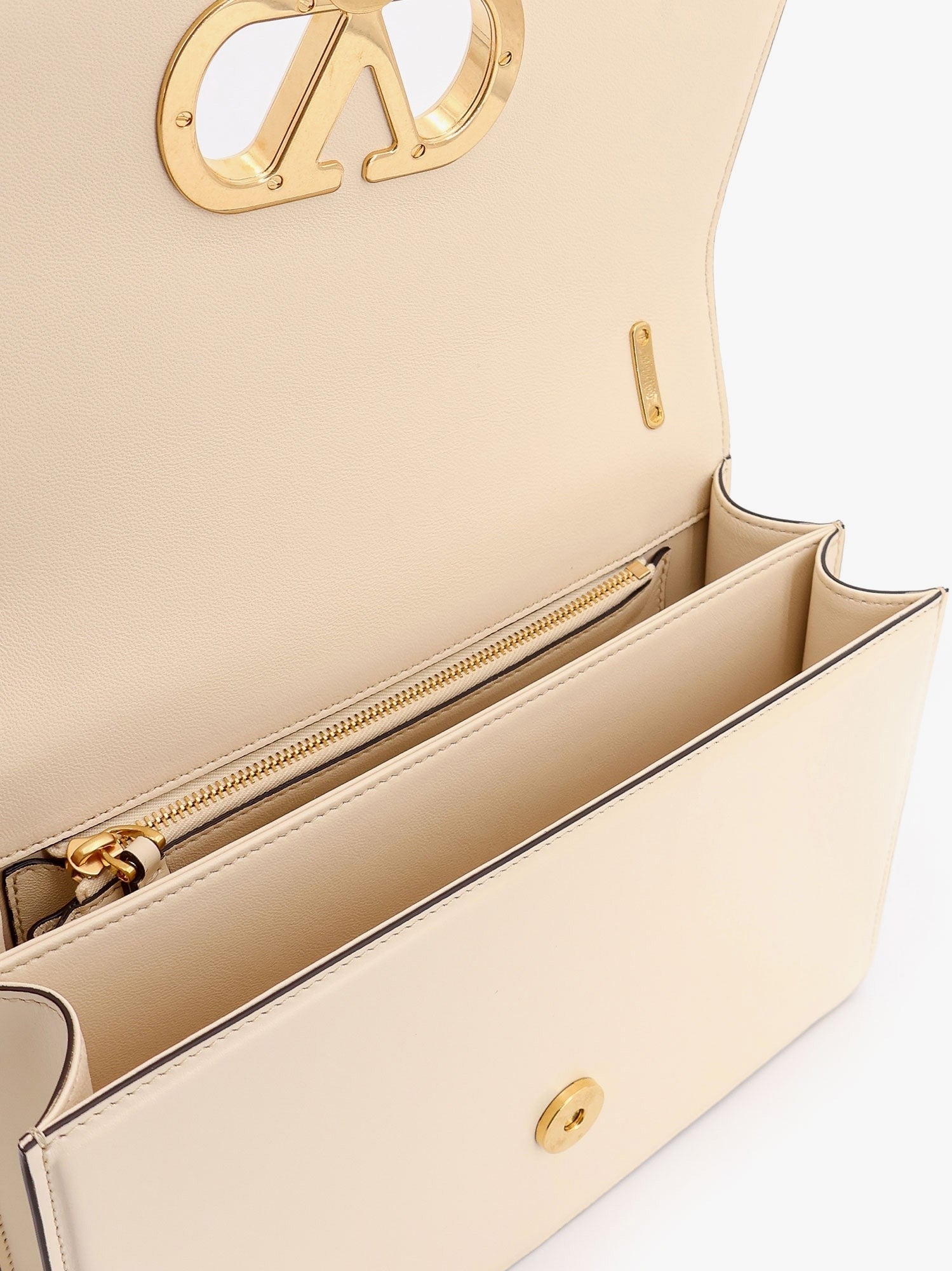 Vain leather shoulder bag with vlogo signature detail