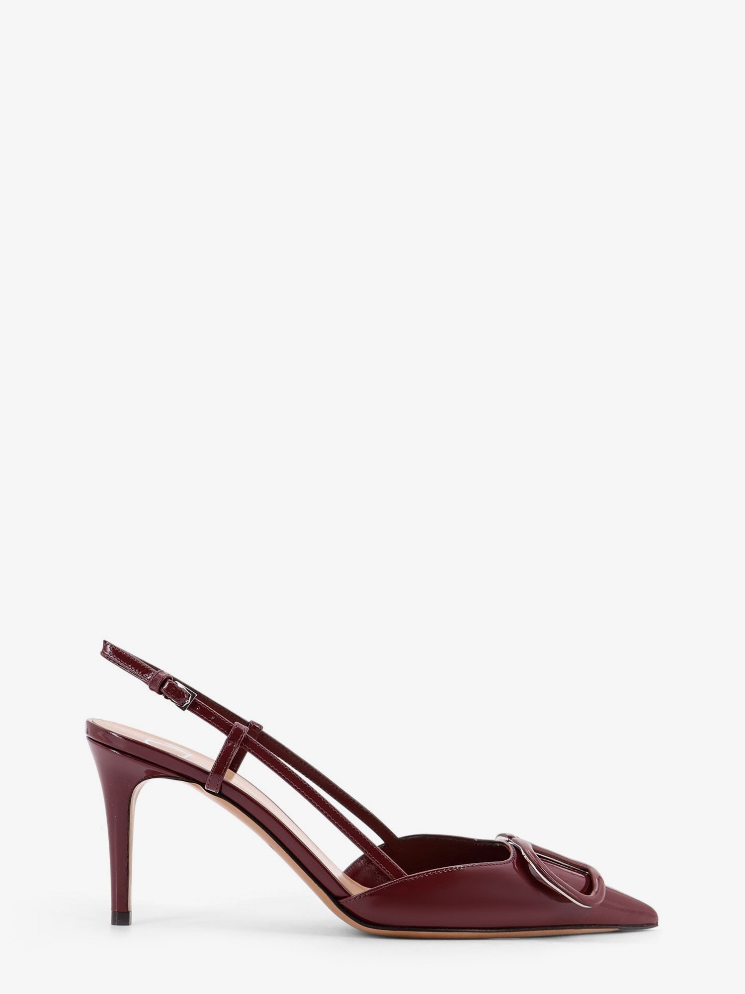 Valentino Garavani patent leather slingback pumps