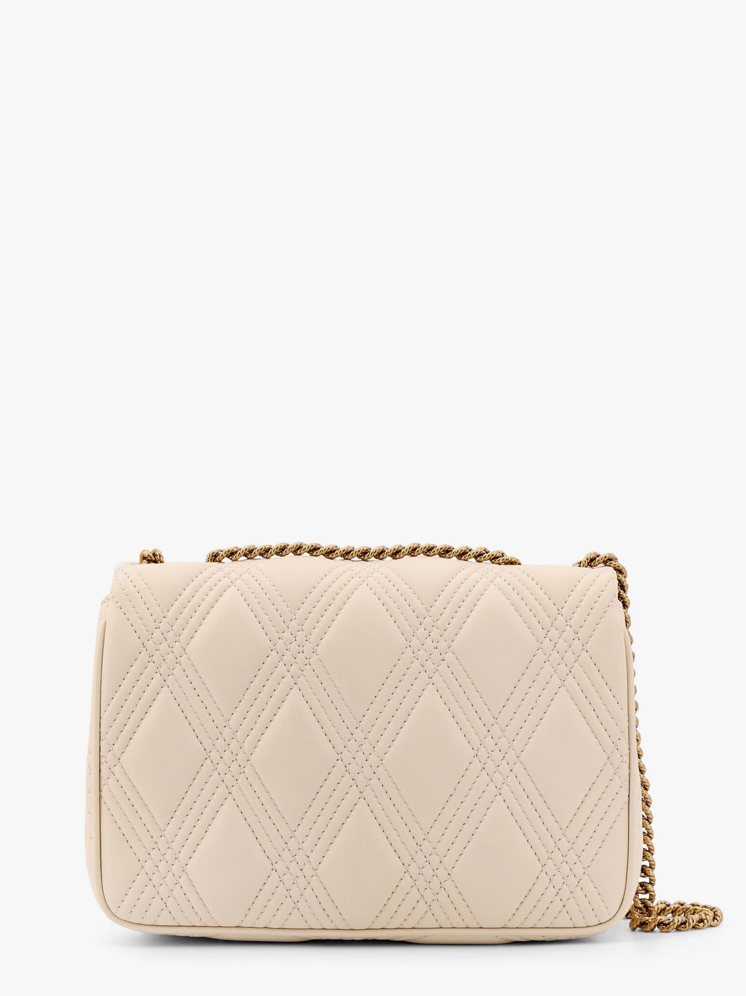 Valentino garavani quiltie 67 leather medium shoulder bag with chain