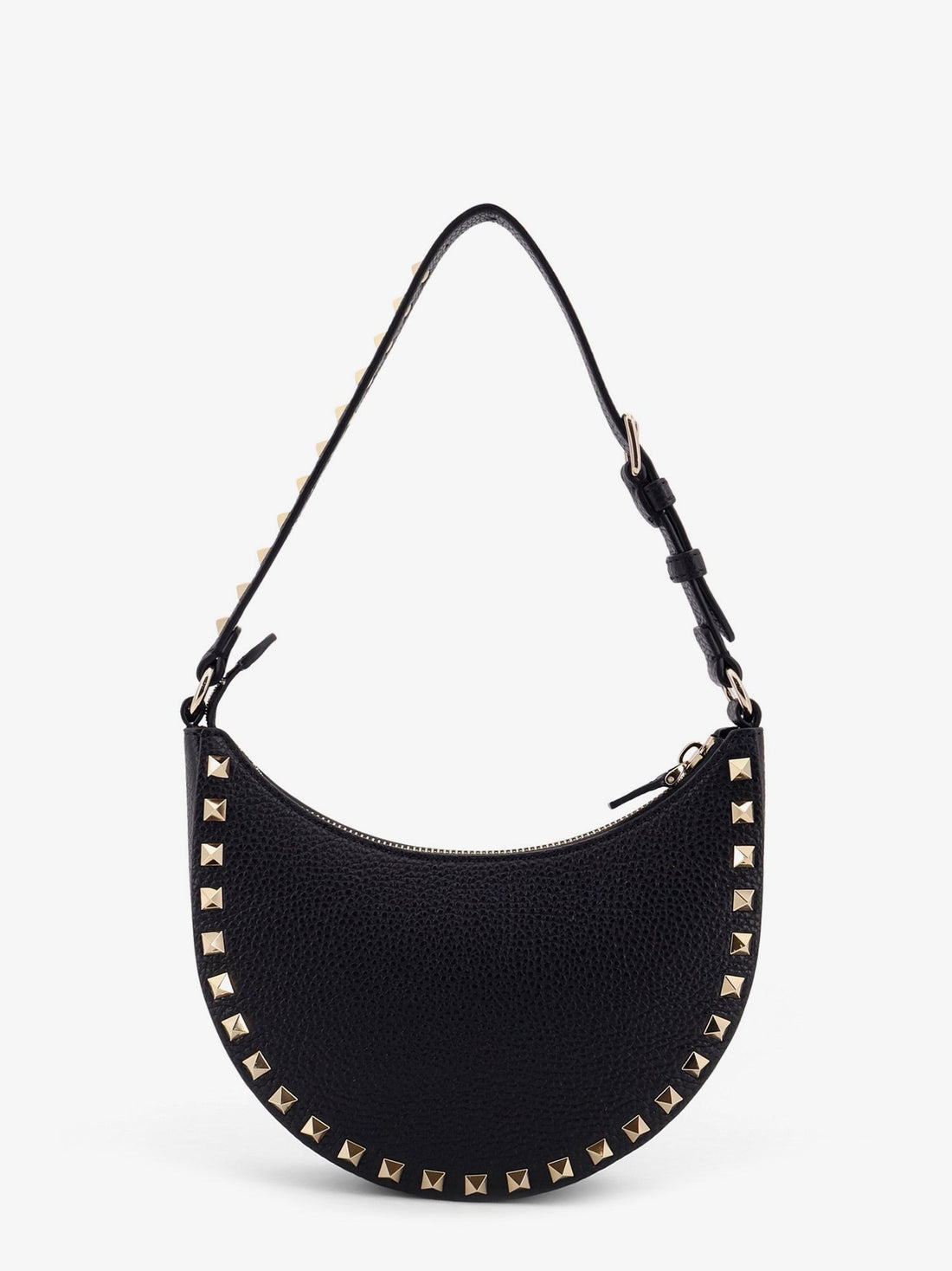 Valentino Garavani Rockstud leather mini hobo bag