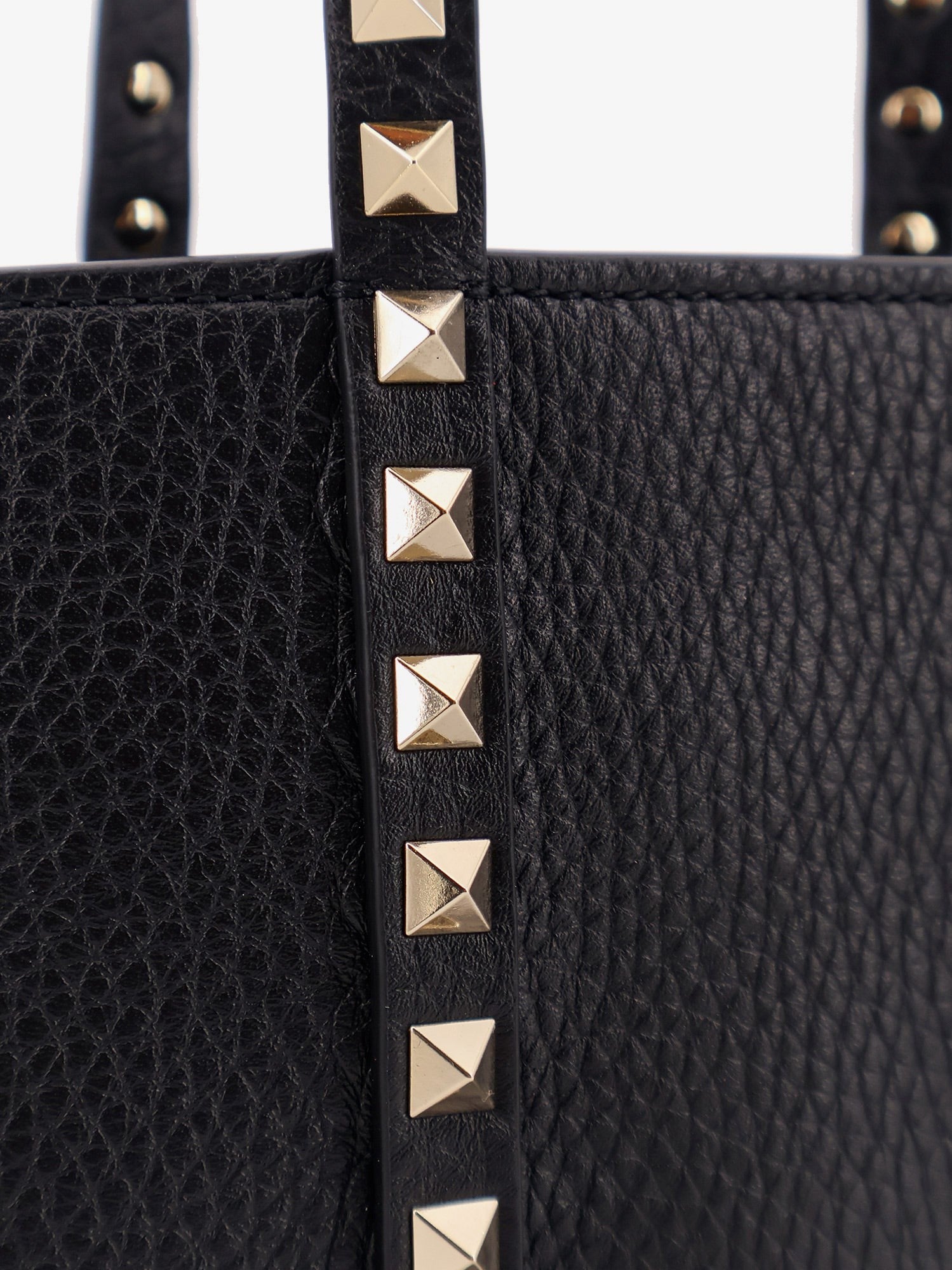 Valentino Garavani Rockstud leather shopping bag