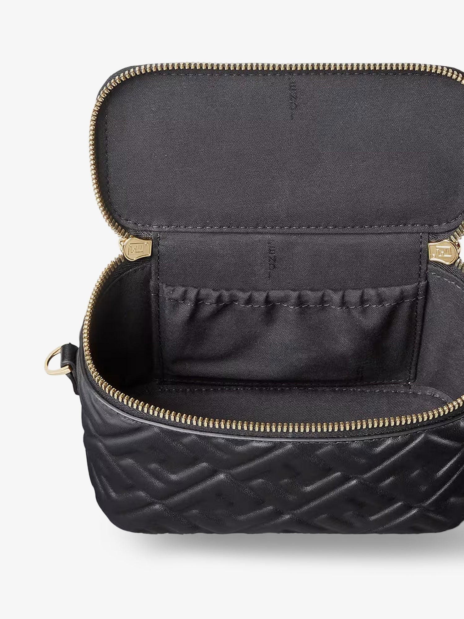 Vanity leather shoulder bag with FF motif