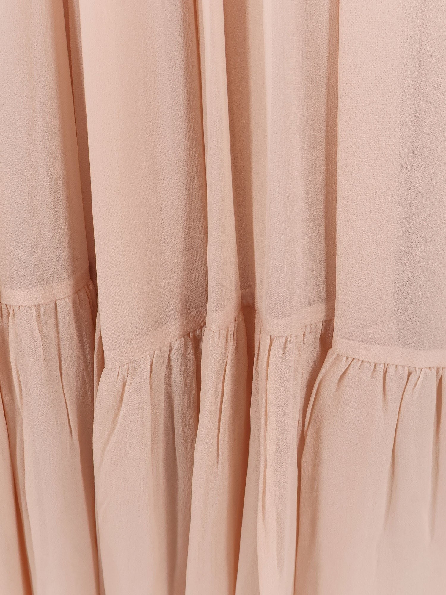 Venturone chiffon long dress