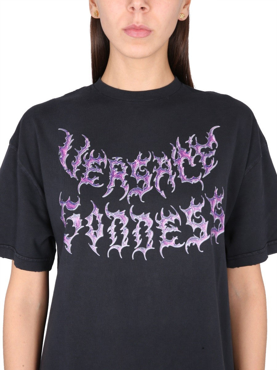 VERSACE GODDESS OVERSIZED T-SHIRT