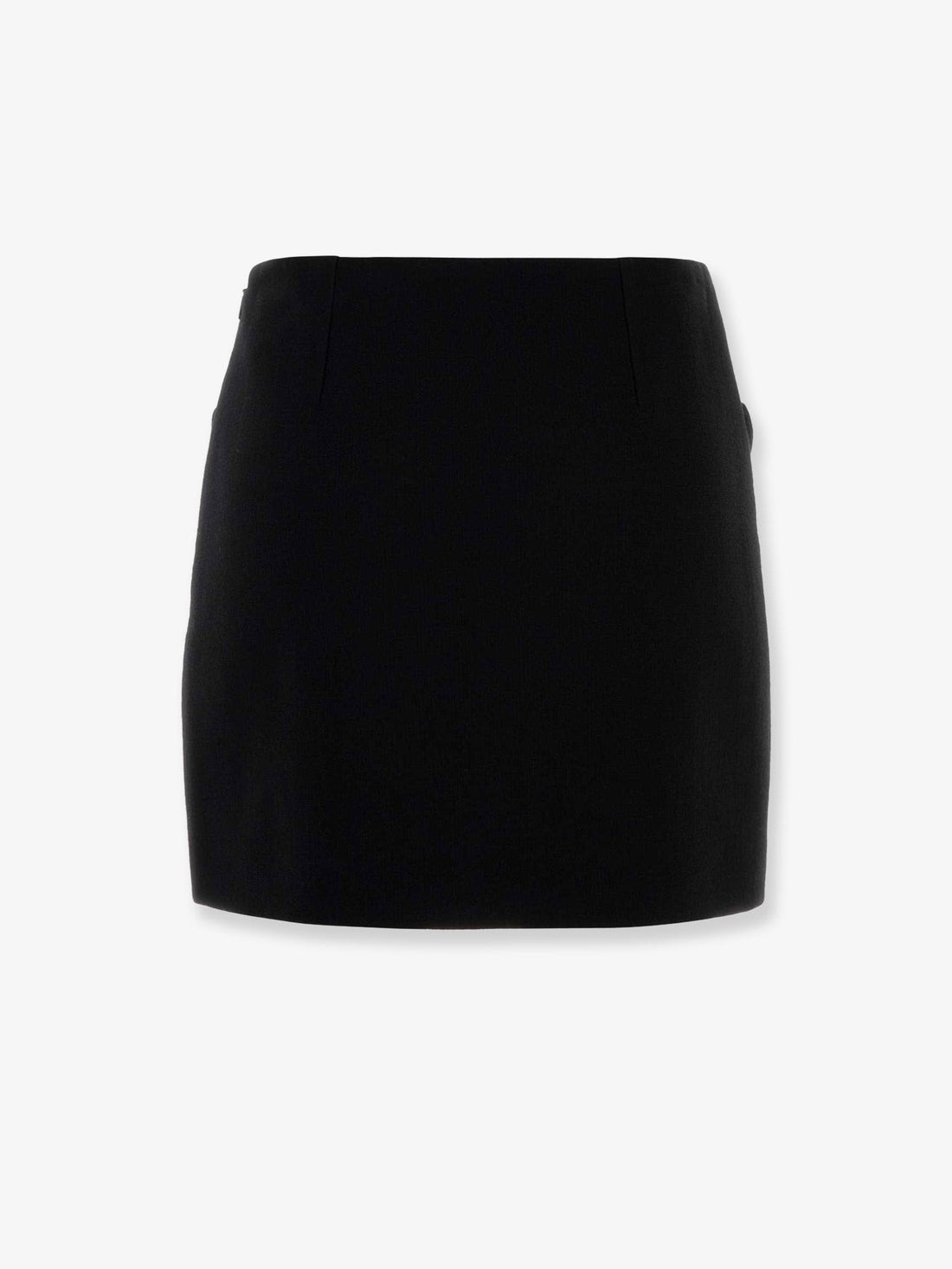 Virgin wool mini skirt